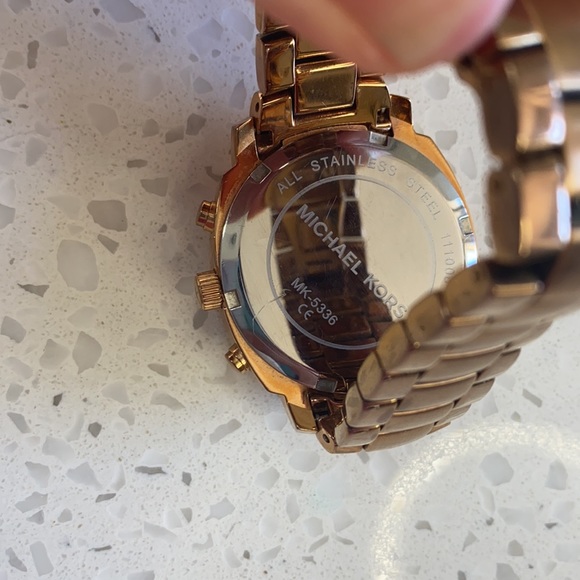 Michael Kors Rose Gold Timepiece main image 4